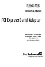 StarTech.com PEX4S552B Instruction Manual предпросмотр