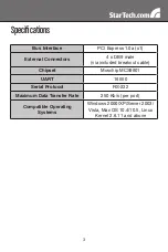 Preview for 6 page of StarTech.com PEX4S552B Instruction Manual