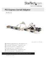 Предварительный просмотр 1 страницы StarTech.com PEX4S553 User Manual