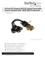 StarTech.com PEX4S553S Instruction Manual preview