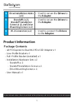 Предварительный просмотр 6 страницы StarTech.com PEX8M2E2 User Manual