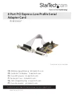 Preview for 1 page of StarTech.com PEX8S950LP User Manual