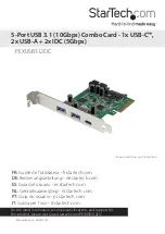 StarTech.com PEXUSB312EIC Manual preview