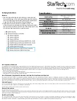 Preview for 2 page of StarTech.com PEXUSB3S24 Instruction Manual