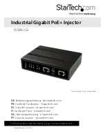 StarTech.com POEINJ1GI Instruction Manual preview