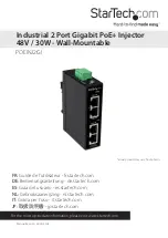 Preview for 1 page of StarTech.com POEINJ2GI Manual