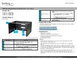 StarTech.com RACK-2U-14-BRACKET Quick Start Manual preview