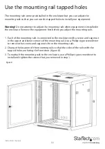 Предварительный просмотр 16 страницы StarTech.com RK1232WALHM Instruction Manual