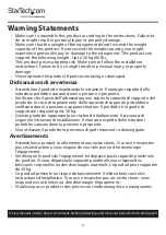 Preview for 3 page of StarTech.com RK4OD User Manual