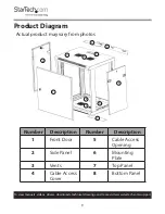 Предварительный просмотр 10 страницы StarTech.com RK9WALM User Manual