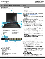 Preview for 1 page of StarTech.com RKCONS1716K Quick Start Manual