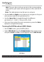 Preview for 22 page of StarTech.com RKCONS1916K User Manual