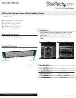 Preview for 1 page of StarTech.com RKPNLTL2UV Instruction Manual