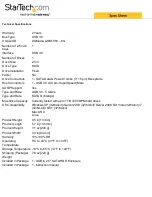 Preview for 3 page of StarTech.com S2510BMU33CB Spec Sheet