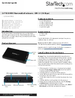 StarTech.com S251BU31REM Quick Start Manual preview