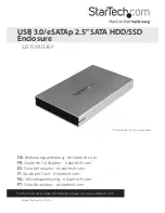 Preview for 1 page of StarTech.com S251SMU33EP User Manual