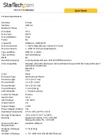 Preview for 3 page of StarTech.com S3510SMU33 Spec Sheet