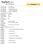 Предварительный просмотр 4 страницы StarTech.com S3520WU33ER Spec Sheet