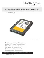 Предварительный просмотр 1 страницы StarTech.com SAT2M2NGFF25 User Manual