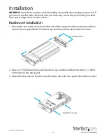 Предварительный просмотр 5 страницы StarTech.com SAT3510U2F User Instruction