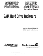 StarTech.com SAT3510U3PGB Instruction Manual предпросмотр