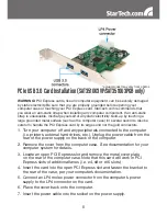 Предварительный просмотр 8 страницы StarTech.com SAT3510U3PGB Instruction Manual