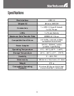 Предварительный просмотр 12 страницы StarTech.com SAT3510U3PGB Instruction Manual