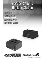 Preview for 1 page of StarTech.com SATADOCK22UE Instruction Manual