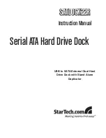 StarTech.com SATDOCK22R Instruction Manual предпросмотр