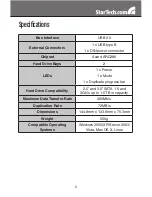 Preview for 8 page of StarTech.com SATDOCK22R Instruction Manual