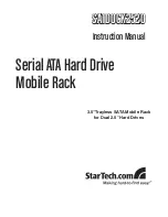 StarTech.com SATDOCK2520 Instruction Manual preview