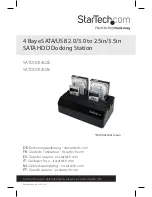 StarTech.com SATDOCK4U2E Quick Manual preview