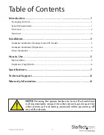 Preview for 3 page of StarTech.com SATDOCK4U3RE User Manual