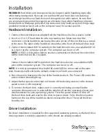 Preview for 6 page of StarTech.com SATDOCKU3FEU User Manual