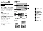 Предварительный просмотр 1 страницы StarTech.com SATHDDDOCKU2 Manual