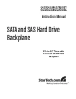 StarTech.com SATSASBAY3BK Instruction Manual предпросмотр