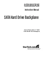 StarTech.com SATSASBAY425 Instruction Manual preview