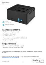 Preview for 6 page of StarTech.com SDOCK2ERU33 Manual