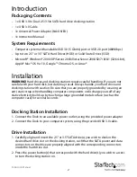 Preview for 5 page of StarTech.com SDOCK2U33 Instruction Manual