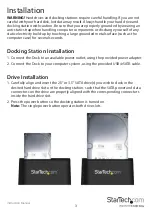 Предварительный просмотр 6 страницы StarTech.com SDOCK2U33EB Manual