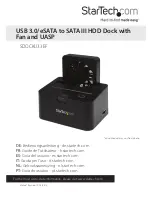 StarTech.com SDOCKU33EF Manual preview