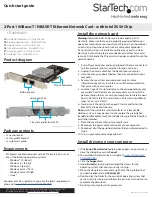 StarTech.com ST10GPEXNDPI Quick Start Manual preview