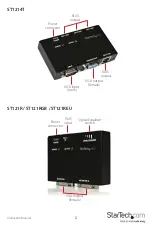 Preview for 5 page of StarTech.com ST1214T Instruction Manual