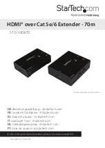 StarTech.com ST121HDBTE Manual preview