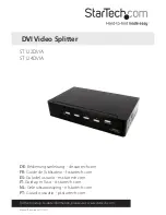 Preview for 1 page of StarTech.com ST122DVIA User Manual