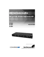 StarTech.com ST122HDMI Instruction Manual preview