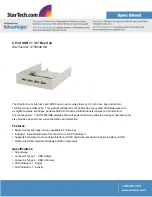 StarTech.com ST3504USB Specifications preview