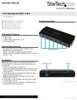 StarTech.com ST7300USB3B Instruction Manual предпросмотр