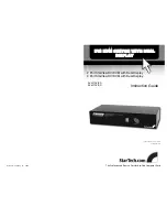 StarTech.com StarView SV221DVIDD Instruction Manual preview