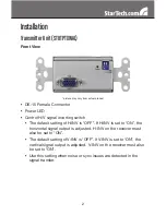 Preview for 5 page of StarTech.com STUTPRXWAL Instruction Manual